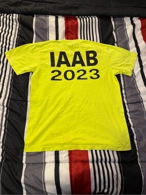 IAAB 2023 OVO Drake High-Visibility Yellow Graphic T-Shirt